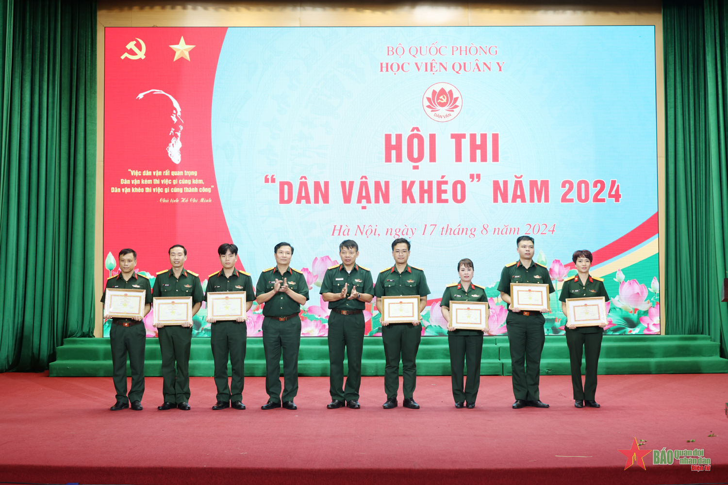 Học viện Quân y tổ chức Hội thi “Dân vận khéo” năm 2024